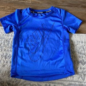 3T boys blue Nike Run tee shirt